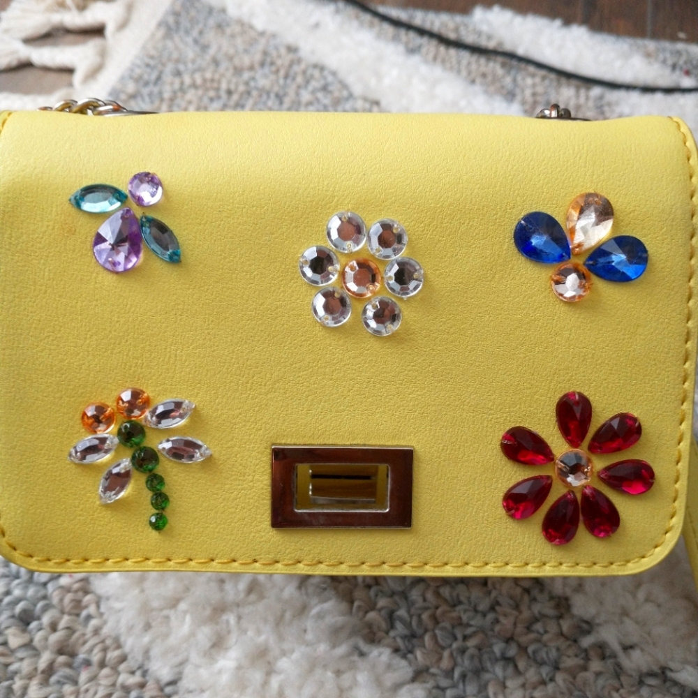 Yellow handbag